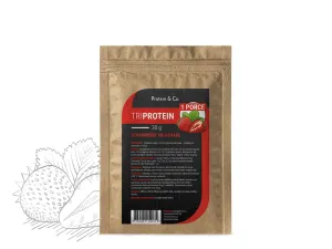 Protein & Co. Triproteín – 1 porcia 30 g Zvoľ príchuť: Strawberry milkshake