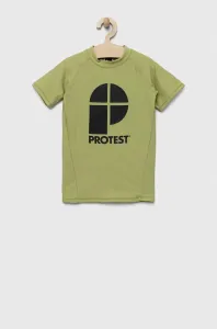 Detské tričko Protest PRTBERENT JR zelená farba