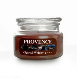 Provence Vonná sviečka v skle PROVENCE 45 hodín cigars&whiskey