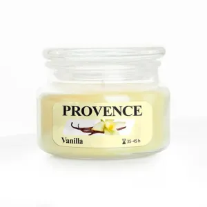 Provence Vonná sviečka v skle PROVENCE 45 hodín vanilka