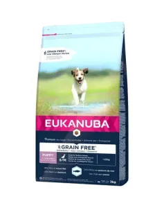 EUKANUBA Grain Free Small & Medium Puppy Granule pre šteňatá malých a stredných plemien 3 kg