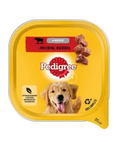 PEDIGREE Adult 10x300 g vlhké krmivo pre psov s hovädzím mäsom a pečeňou v pene