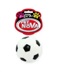 PET NOVA DOG LIFE STYLE Hračka futbalová lopta, 7 cm