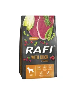 RAFI suché krmivo pre psov s kačacinou 10kg