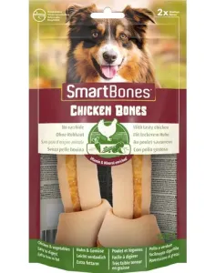 SmartBones Chicken medium – Žuvacie tyčinky pre psy stredných plemien s kuracím mäsom 2 ks