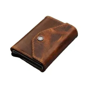 Pularys Pánska kožená peňaženka hnedá, 174631007