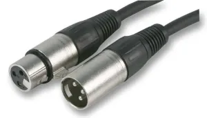 Pulse Pls00294 Cable Assy, Xlr Plug-Socket, 3 Way, 500M