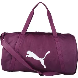 Puma AT ESS BARREL BAG Dámska športová taška, vínová, veľkosť os
