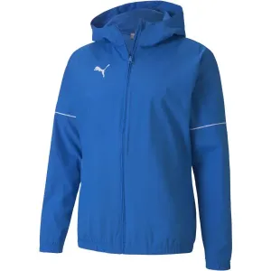 Puma TEAM GOAL RAIN JACKET Pánska športová bunda, modrá, veľkosť