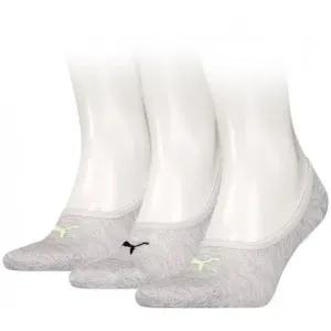 Ponožky Puma Footie 3P Sivá