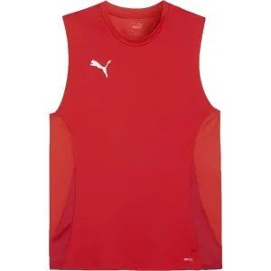 Puma TEAMGOAL SLEEVELESS JERSEY Pánske športové tielko, červená, veľkosť #9111075