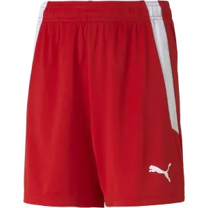 Puma TEAMLIGA SHORTS JR Juniorské šortky, červená, veľkosť