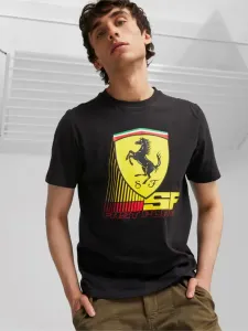 Puma FERRARI RACE Pánske tričko, čierna, veľkosť #7780024