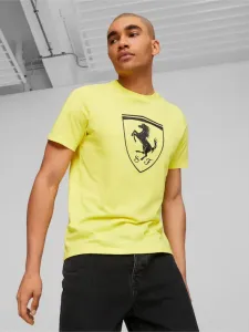 Puma FERRARI RACE Pánske tričko, žltá, veľkosť #7684422