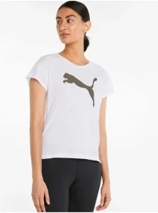 Puma Modern Sports White Womens Sports T-Shirt - Women #662607