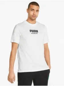 White Men's T-Shirt Puma x MINECRAFT - Men's #706089