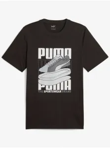 Black Men's T-Shirt Puma Sneaker - Men #7684409