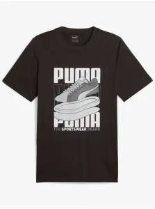 Black Men's T-Shirt Puma Sneaker - Men #7684408
