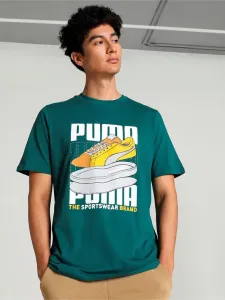 Puma Sneaker Tričko Zelená #7684401