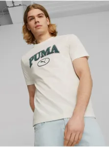 Cream Men's T-Shirt Puma Squad - Men #7505945