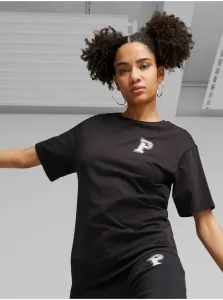 Black Women's T-Shirt Puma Squad - Women #7506034
