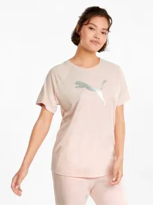 Svetloružové dámske tričko Puma #1061859