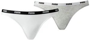 Damské nohavičky Puma Iconic Bikini Biela / Sivá