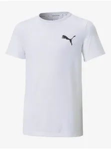 Biele chlapčenské športové tričko Puma Active #7556846