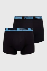 Puma BASIC BOXER 2P Pánske boxerky, čierna, veľkosť #7862683