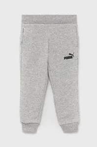 Detské nohavice Puma 587038 šedá farba, s potlačou #177423