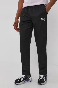 Nohavice Puma 586732 pánske, čierna farba, jednofarebné