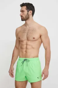 Plavkové šortky Puma zelená farba,907658