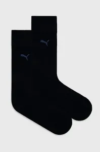 Ponožky Puma (2-pak) 907128 pánske, tmavomodrá farba #7789757