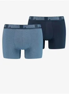 Puma BASIC BOXER 2P Pánske boxerky, svetlomodrá, veľkosť #466509