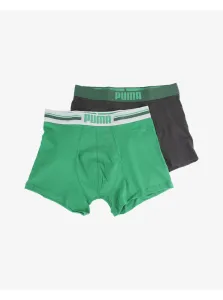 Puma - Boxerky Puma Placed logo boxer 2p green (2-pak) 90651904 #157575