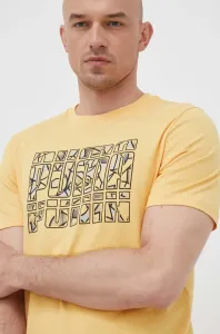 Puma GRAPHICS SUMMER TEE Pánske tričko, žltá, veľkosť #6845641