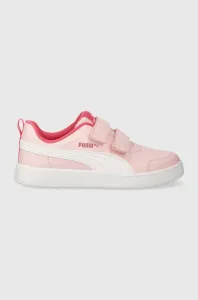Detské tenisky Puma Courtflex v2 ružová farba