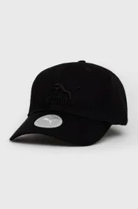 Bavlnená čiapka Puma 22554 Archive Logo BB Cap čierna farba,s nášivkou,22554
