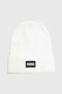 Puma CLASSIC CUFF BEANIE Pánska pletená čiapka, biela, veľkosť