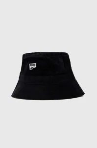 Štruksový klobúk Puma čierna farba, bavlnený