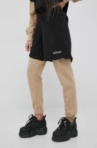 Bavlnené nohavice Puma Title Nine 532506 dámske, čierna farba, vzorované #212460
