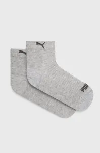 Ponožky Puma (2-pack) 907956 dámske, šedá farba