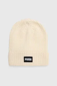 Puma CLASSIC CUFF BEANIE Pánska pletená čiapka, béžová, veľkosť #424514