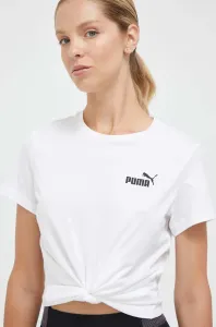 Tričko Puma dámsky,biela farba,586776