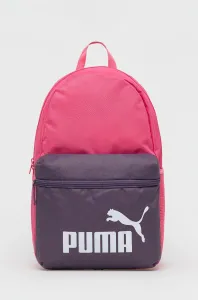 Ruksak Puma dámsky, fialová farba, veľký, s potlačou