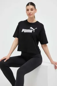 Tričko Puma dámske, čierna farba, 586866