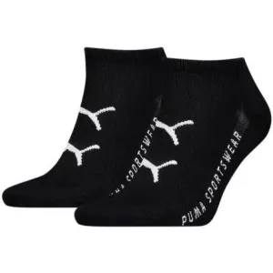 Ponožky Puma Cat Logo Sneaker 2P Čierna #2608312