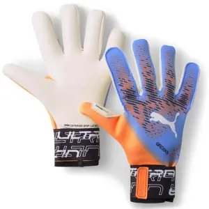 Puma ULTRA GRIP 1 HYBRID Pánske brankárske rukavice, modrá, veľkosť #6318427