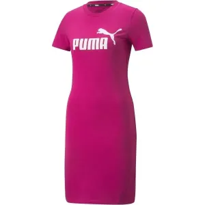 Puma ESS SLIM TEE DRESS Dámske šaty, ružová, veľkosť #4600810