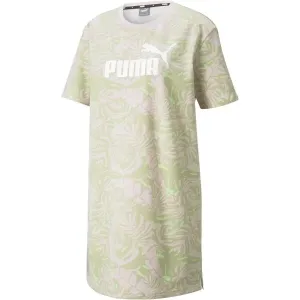 Puma FLORAL VIBES AOP DRESS Dámske šaty, svetlo zelená, veľkosť M